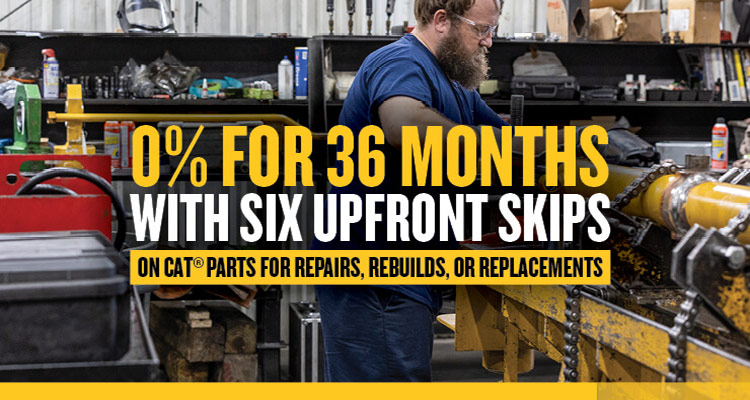 SPECIAL FINANCING ON CAT® REBUILDS