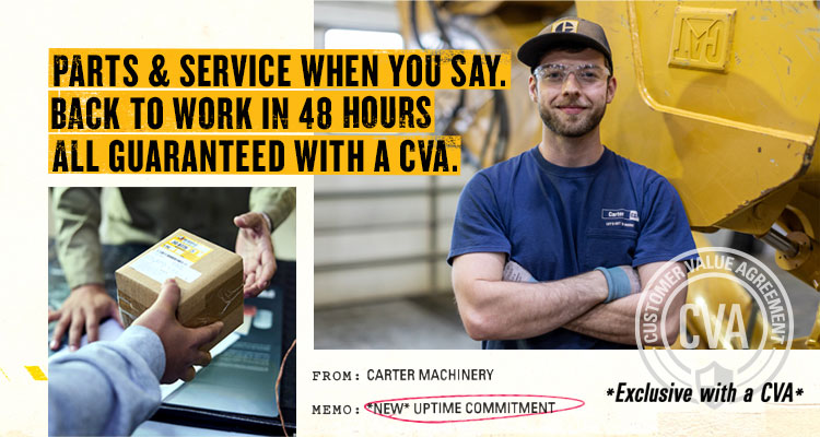 CUSTOMER VALUE AGREEMENT (CVA) UPTIME COMMITMENT: BACK TO WORK IN 48 HOURS