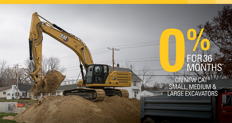 LIMITED-TIME 0% FOR 36 MONTHS FINANCING + CAT® CVA