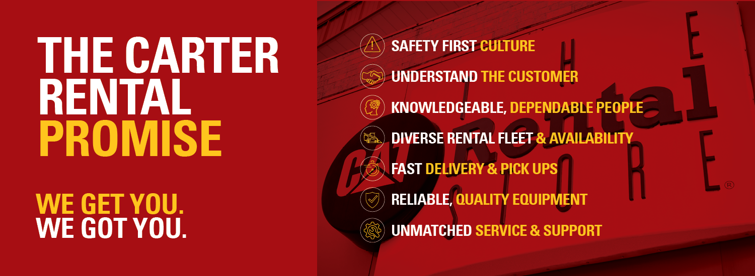 Carter Machinery Rental Promise